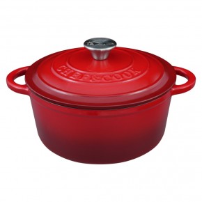 Ahjupott Chef & Cook 6,0L punane