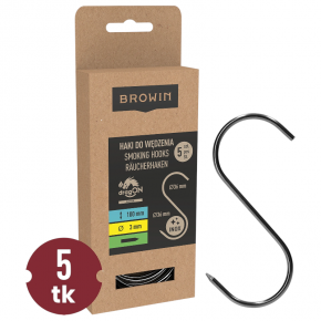 Meat hook 3x100 stainless steel (5pcs) BROWIN