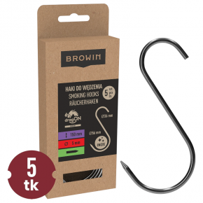 Meat hook 5x150 stainless steel (5pcs) BROWIN