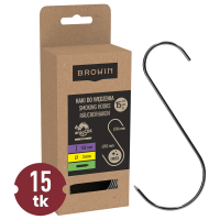 Lihariputuskonks BROWIN 3x150mm roostevaba (15tk)