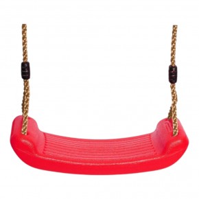 Swing seat 41,5x17cm plastic red
