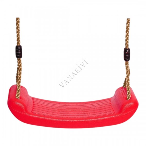 Swing seat 41,5x17cm plastic red