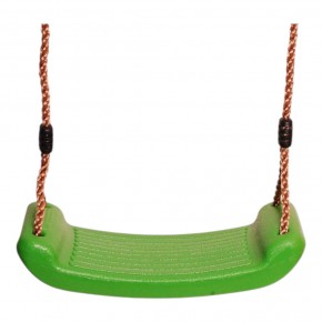 Swing seat 41,5x17cm plastic green