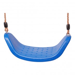 Swing seat 52x20cm plastic blue