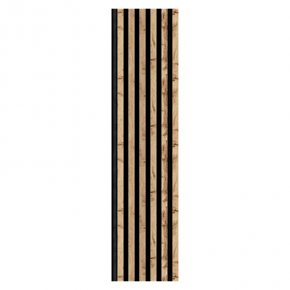 Wall panel WOODLINE 2700x300 wotan oak/black