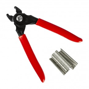 Hog Ring Pliers + 60 Hog Rings BROWIN