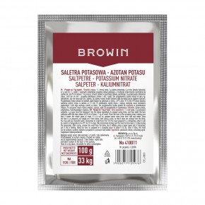 Saltpetre (E252) for Meat Curing, 100g BROWIN