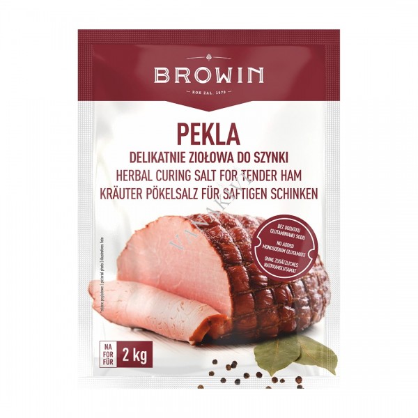 Curing Salt "Pekla" with Herbs for Ham (mild-flavoured) 75g BROWIN