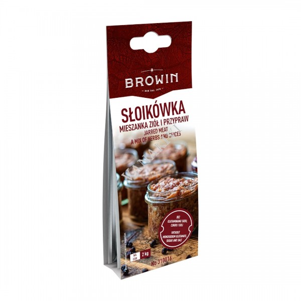 Ürtide ja vürtside segu purgilihale 30g BROWIN Ürtide ja vürtside segu purgilihale 30g BROWIN