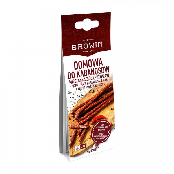 Ürtide ja vürtside segu kabanoss-vorstile 30g BROWIN Ürtide ja vürtside segu kabanoss-vorstile 30g BROWIN