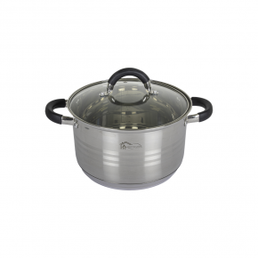 Cooking Pot with Lid Chef & Cook 18cm 2.9L Stainless Steel