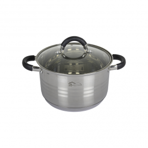 Cooking Pot with Lid Chef & Cook 20cm 3.9L Stainless Steel