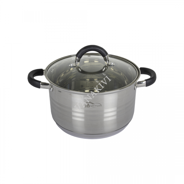 Keedupott kaanega Chef & Cook 20cm 3,9L roostevaba
