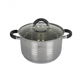 Cooking Pot with Lid Chef & Cook 24cm 6,5L Stainless Steel