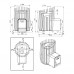 Sauna stove COZY 18-SW-TW