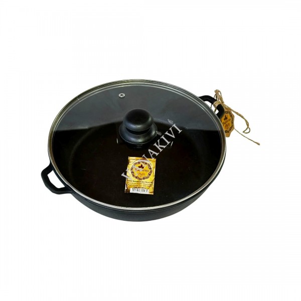 Cast iron pan MAYSTERNYA 26x6cm, with lid