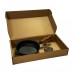 Cast iron pan MAYSTERNYA 24x6cm, with wooden handle