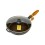 Cast iron pan MAYSTERNYA 26x6cm, with wooden handle and glass lid