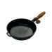 Cast iron pan MAYSTERNYA 26x6cm, with wooden handle