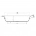 Cast iron pan MAYSTERNYA 28x6cm, with wooden handle