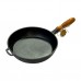 Cast iron pan 28x6cm MAYSTERNYA, with wooden handle