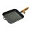 Grill Pan MAYSTERNYA 28x28x4cm cast Iron, with wooden handle