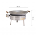 Wokpan with gascooker GrillSymbol 45cm stainless steel