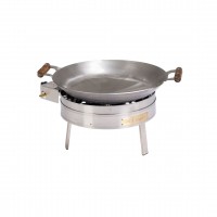 Wokpann gaasipõletiga GrillSymbol 45cm roostevaba