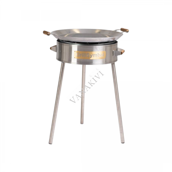 Paellapann gaasipõletiga GrillSymbol 58cm roostevaba