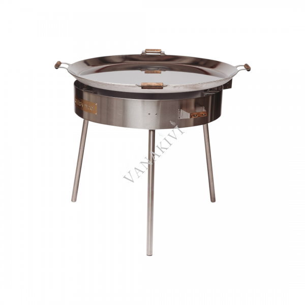 Paellapan with gascooker GrillSymbol 96cm stainless steel