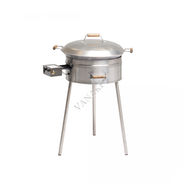 Cataplanapann gaasipõletiga GrillSymbol 54cm roostevaba