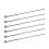 Grill Skewer 10x1,5mm 55cm 6pcs