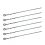 Grill Skewer 10x1,5mm 60cm 6pcs