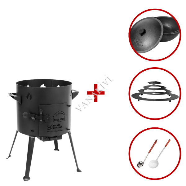 Kazan set 12L without chimney