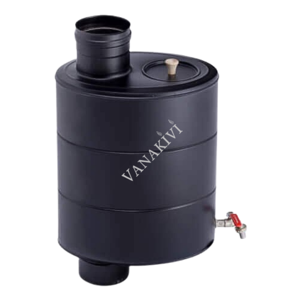 Stainless Steel Chimney Pipe Water Tank 24L VILPRA black