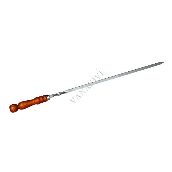 Grillvarras 12x3mm puidust käepidemega 70/55cm