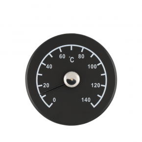 Sauna thermometer 4Living black