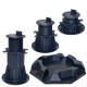 Terrace support pedestals